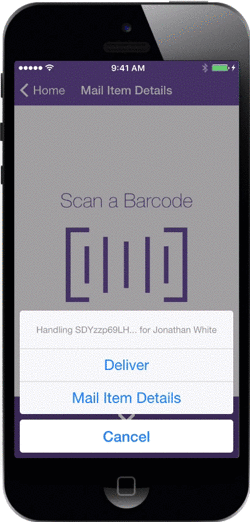 Deliver using Magic scan